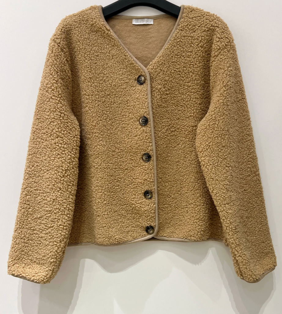 Jakke Fleece camel