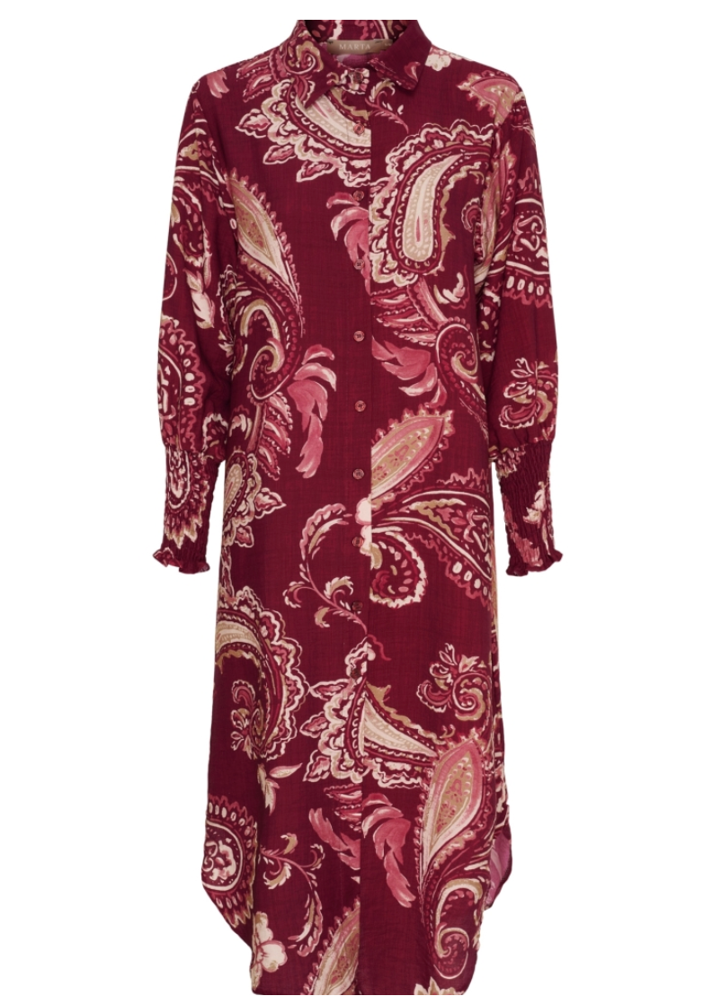 Kjole Moss Bordeaux