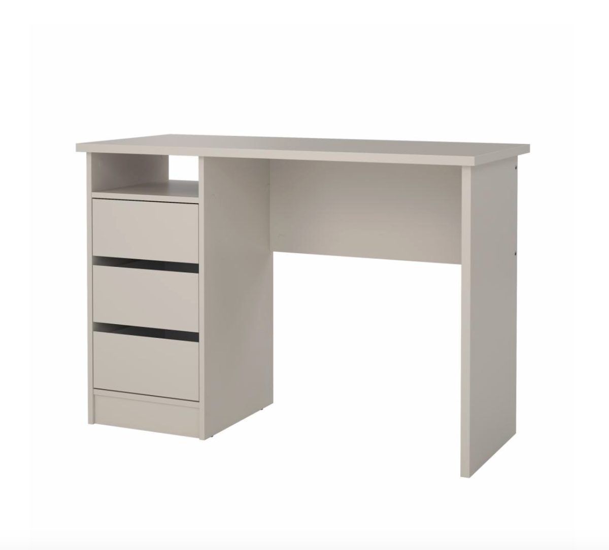 Skrivebord med tre skuffer - Cashmere
