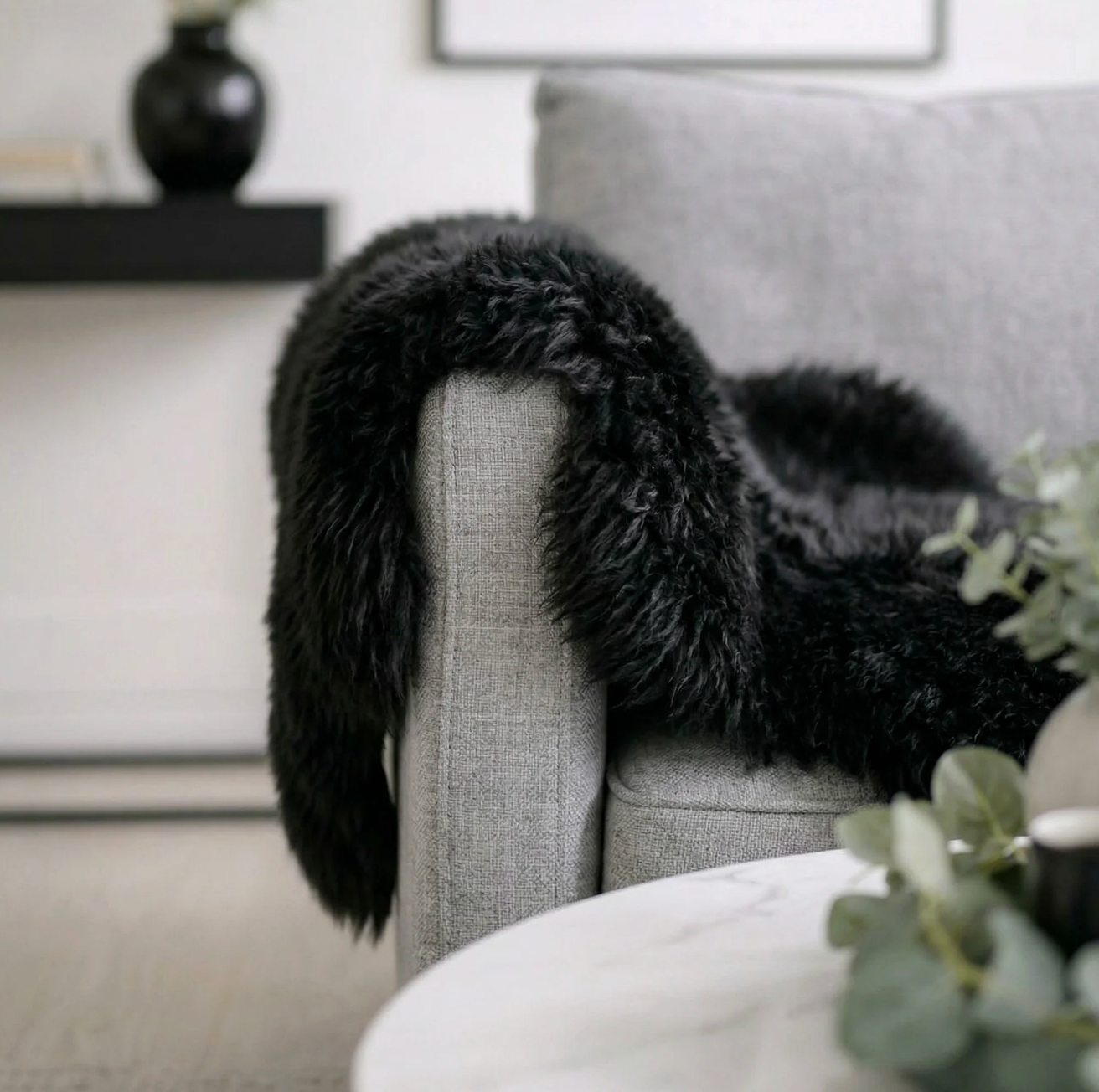 Lammeskind Black - 85x55cm