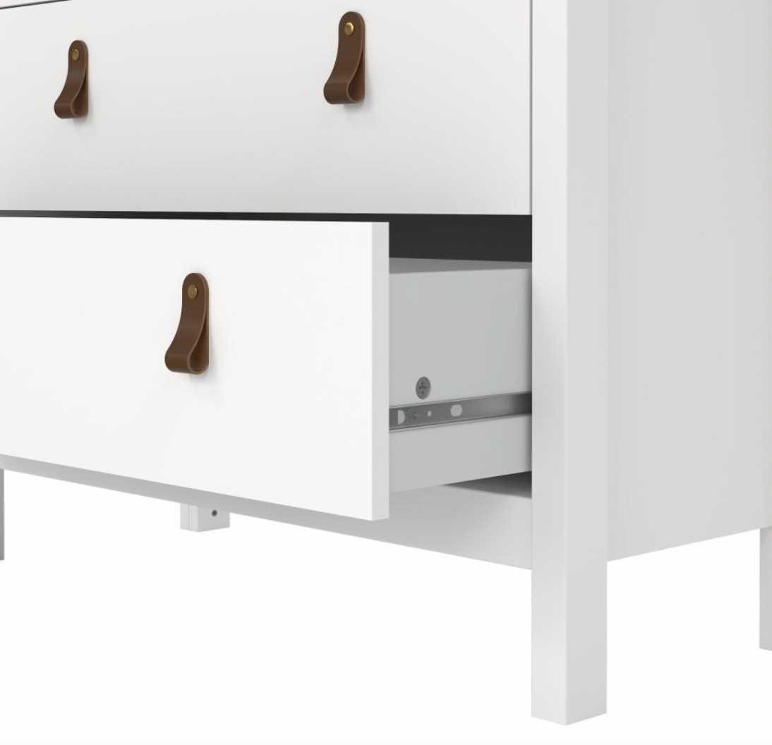 Vitrineskab Nordic white