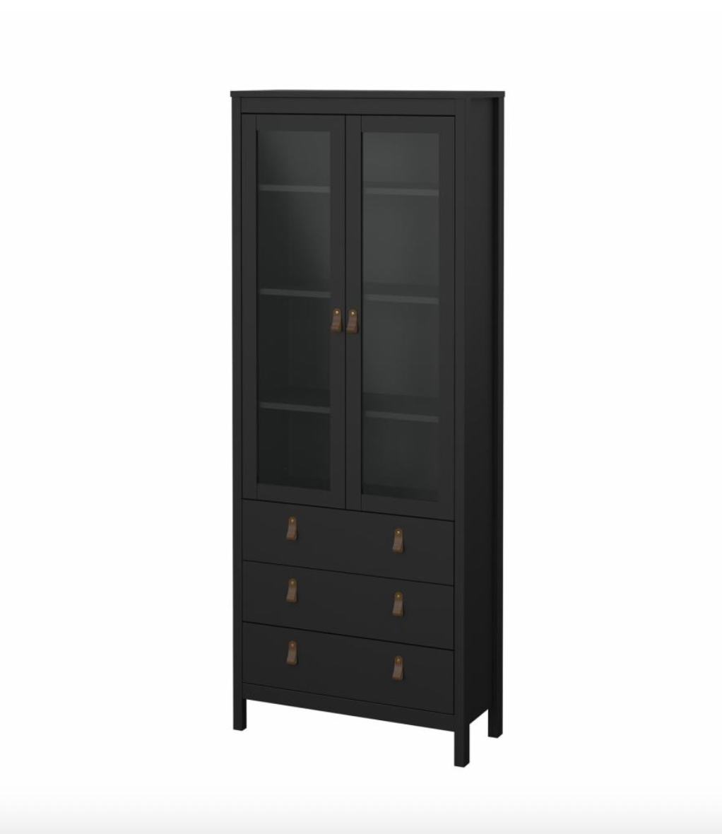 Vitrineskab Nordic black