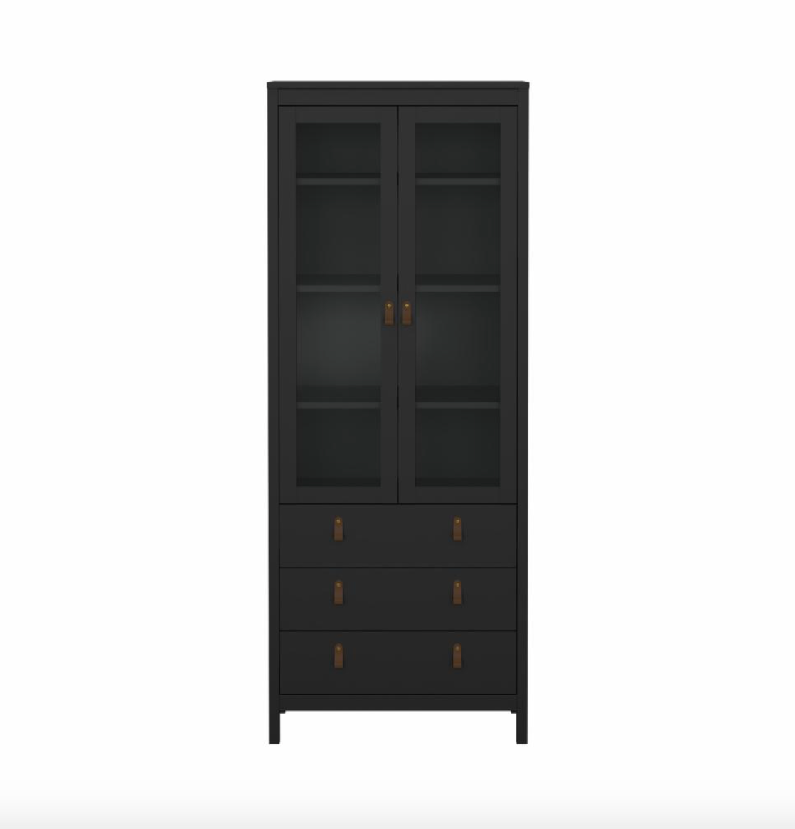 Vitrineskab Nordic black