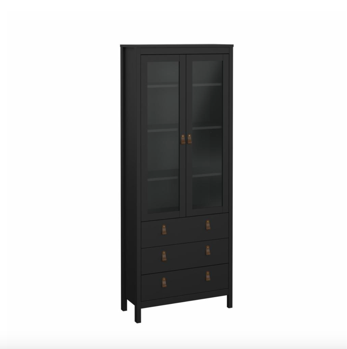 Vitrineskab Nordic black
