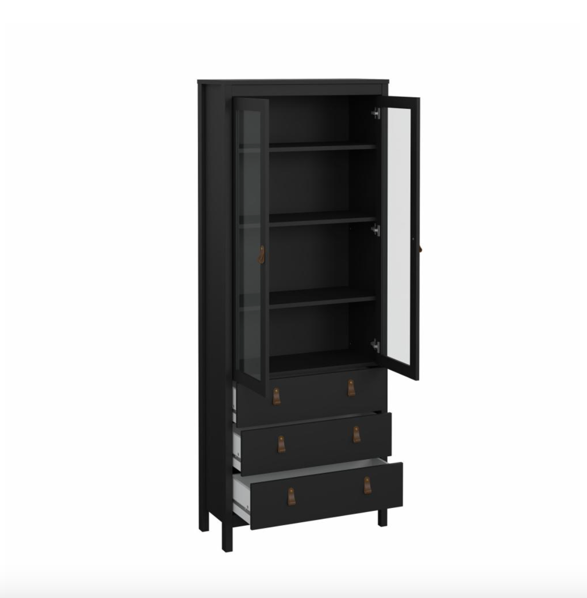 Vitrineskab Nordic black