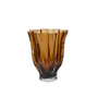 Vase brun glas