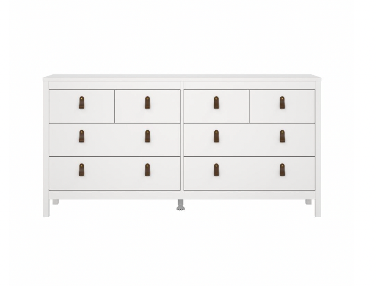Kommode med 8 skuffer - White