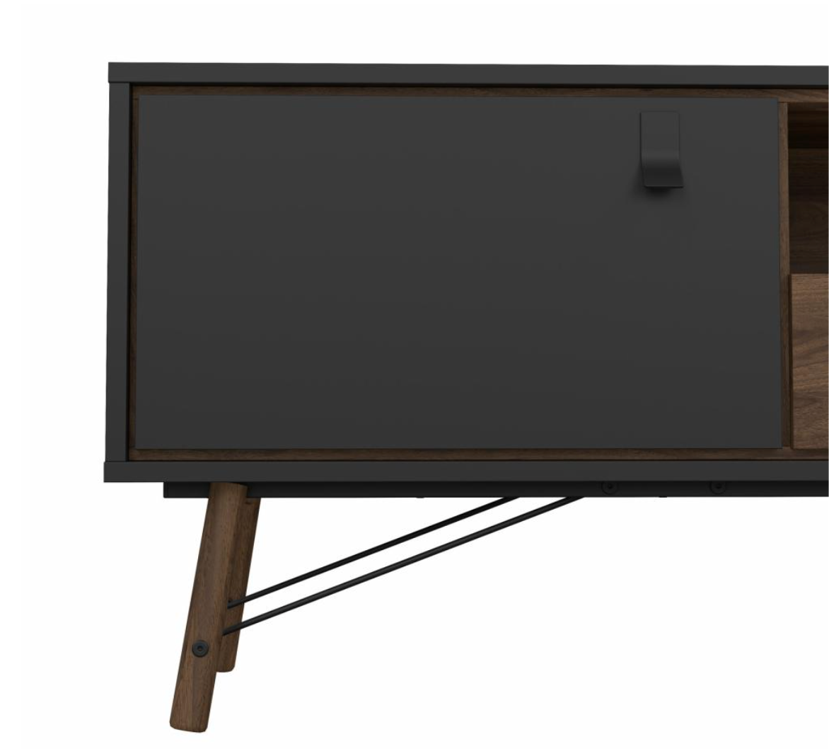 Tvbord - Walnut / Black