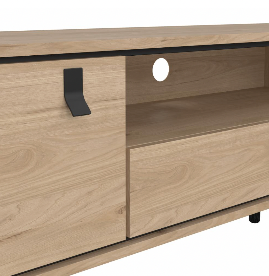 Tvbord - Nature / Black