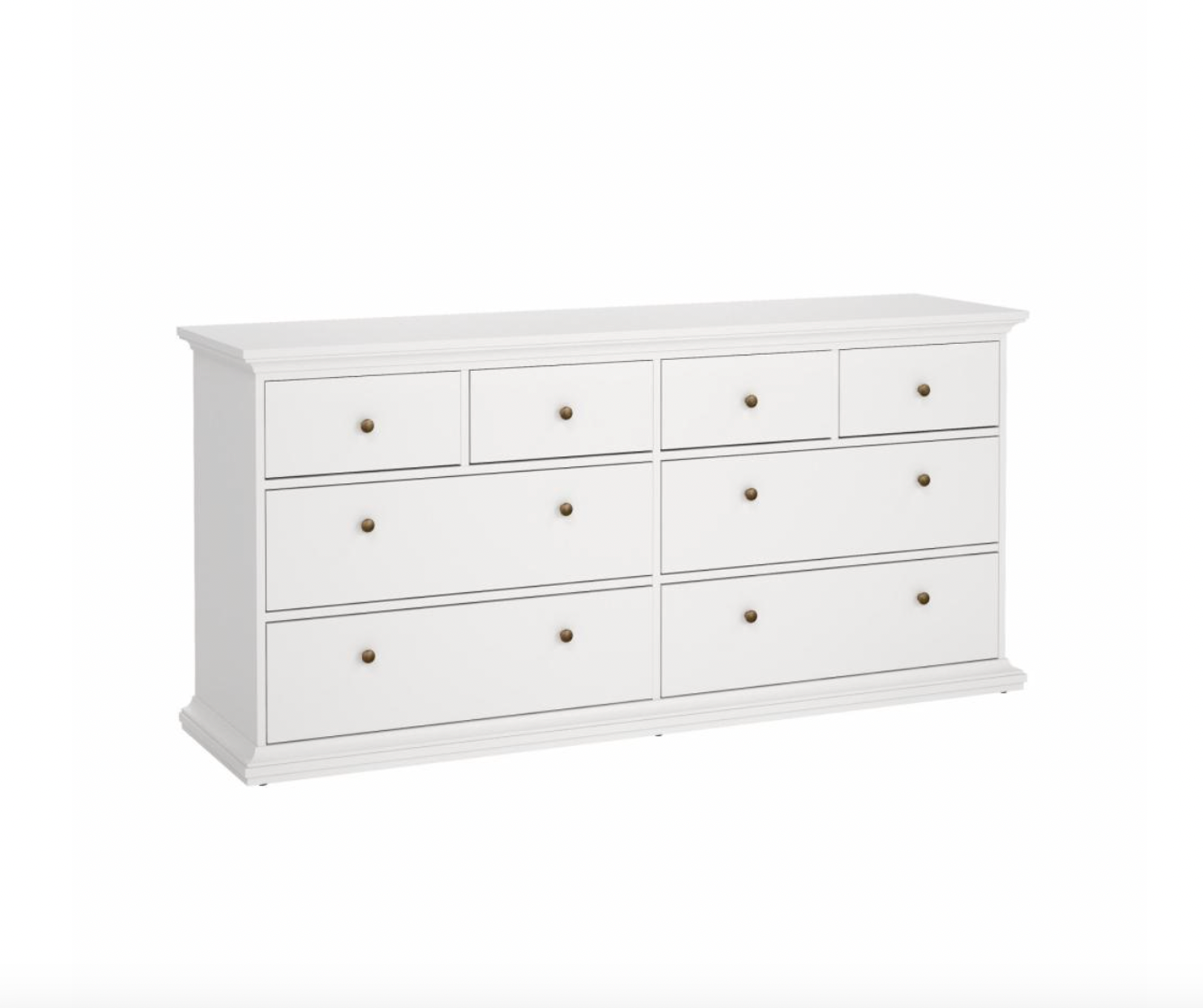 Kommode dobbelt Luna White