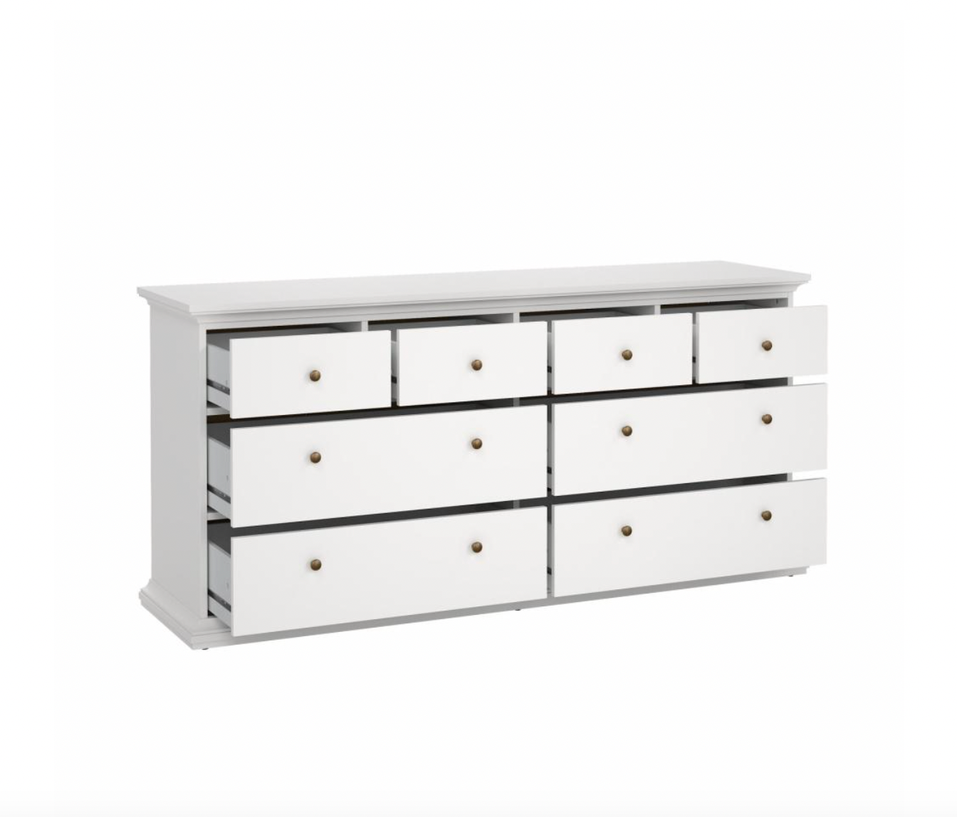 Kommode dobbelt Luna White