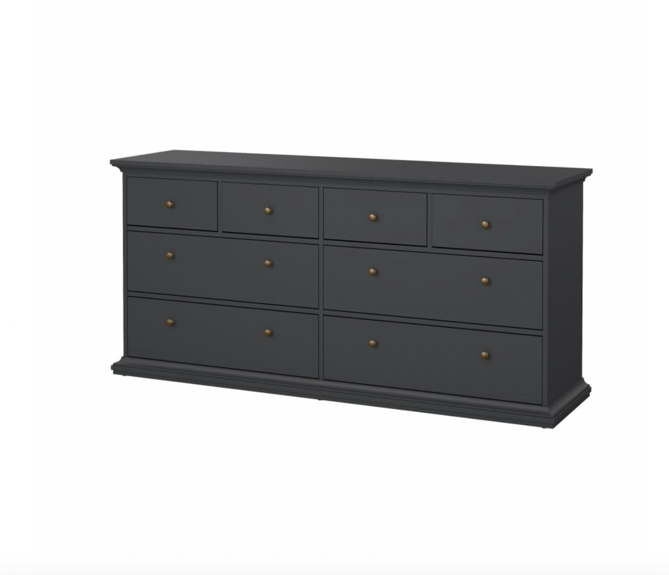 Kommode dobbelt Luna Grey