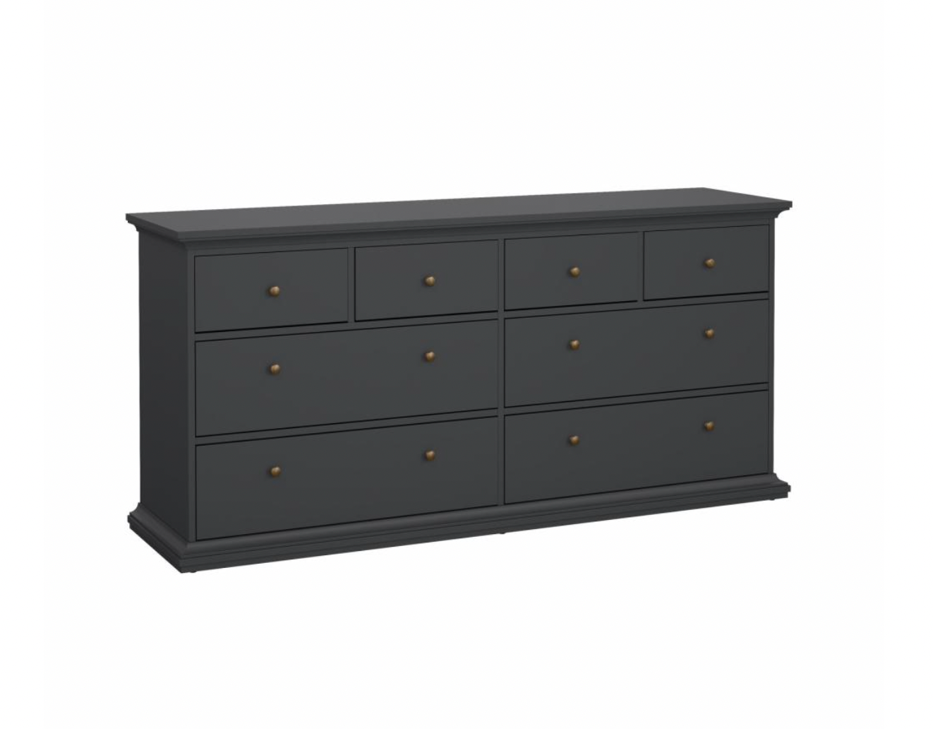 Kommode dobbelt Luna Grey