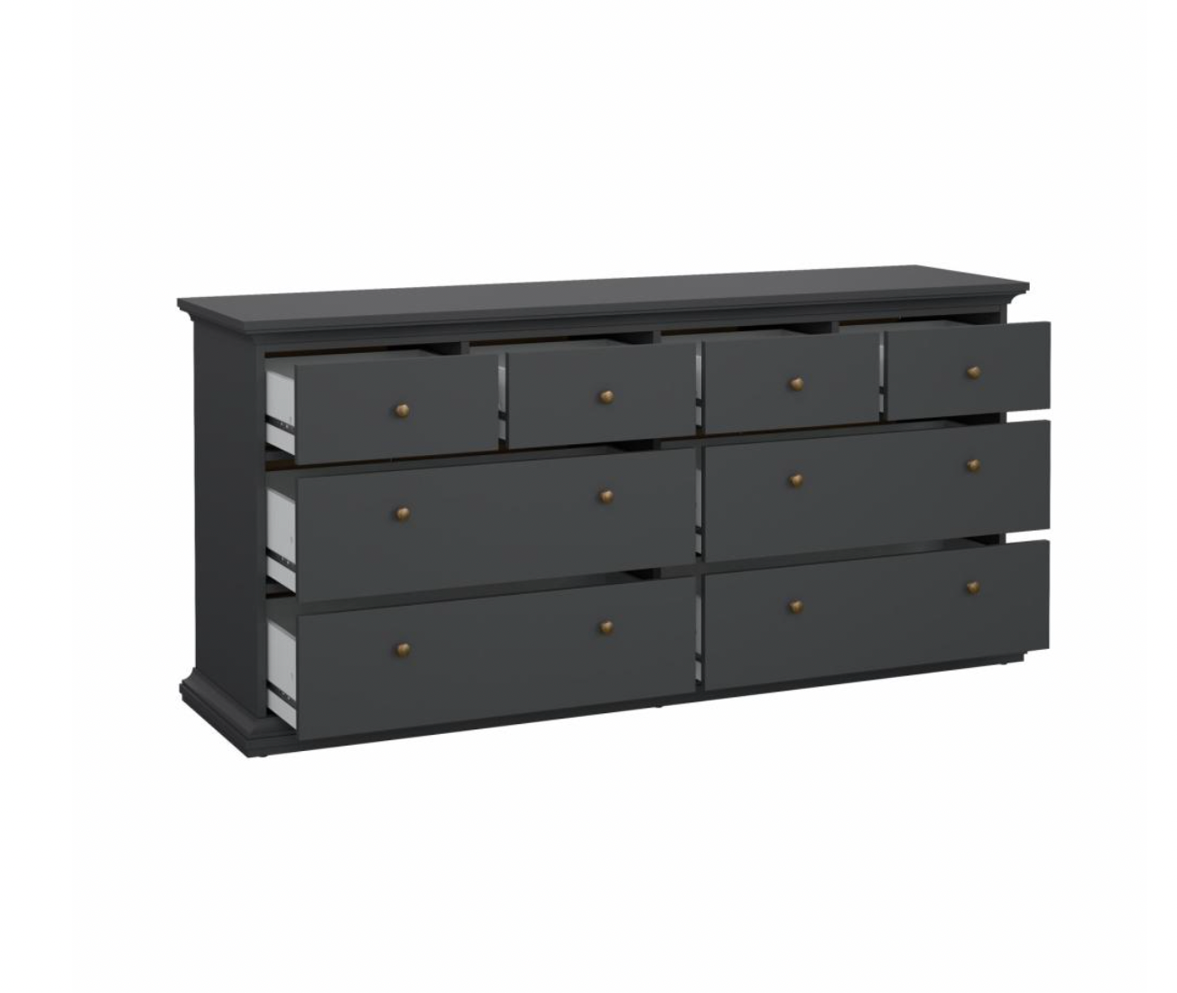 Kommode dobbelt Luna Grey