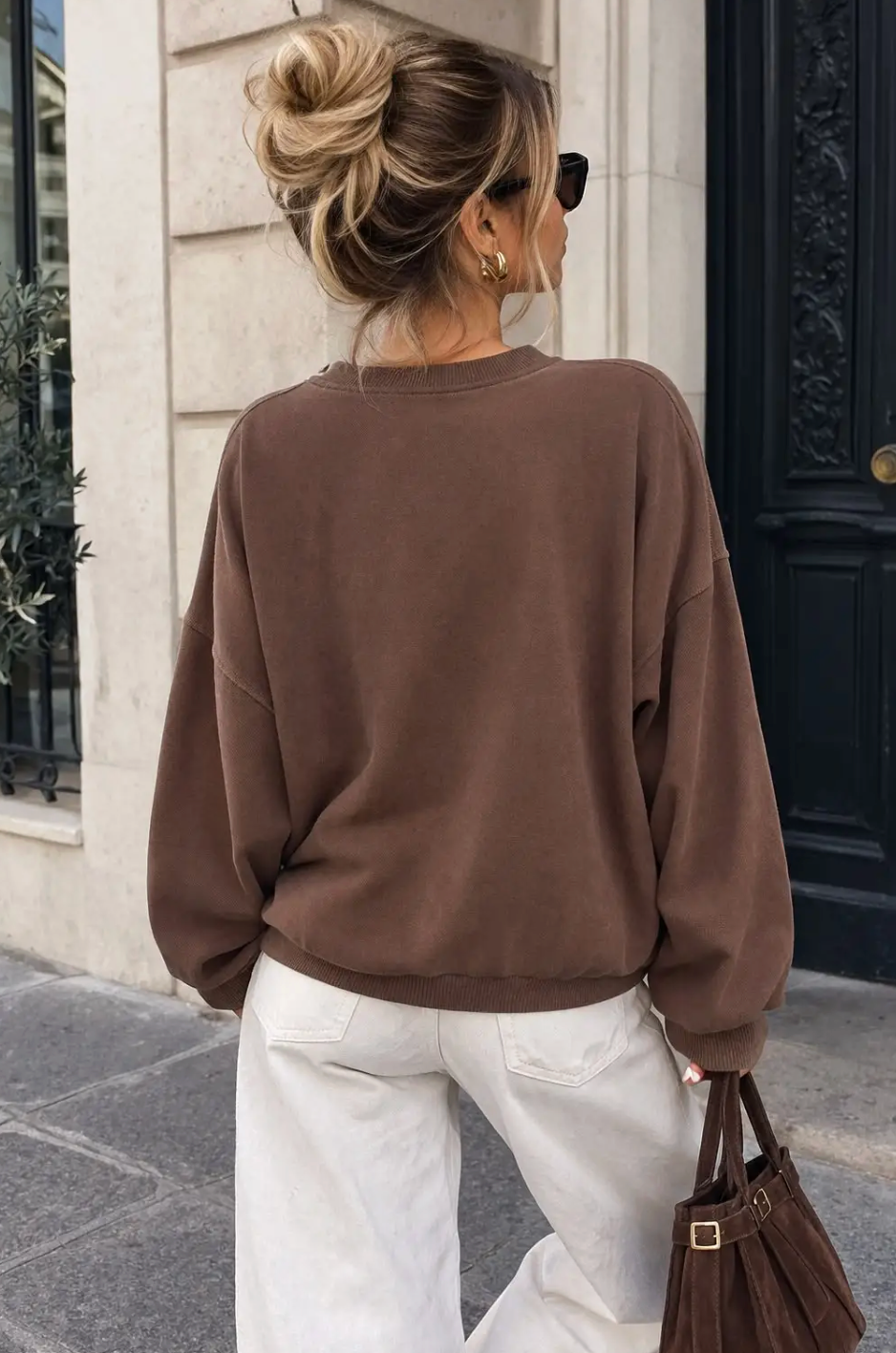 Sweater BONJOUR brown