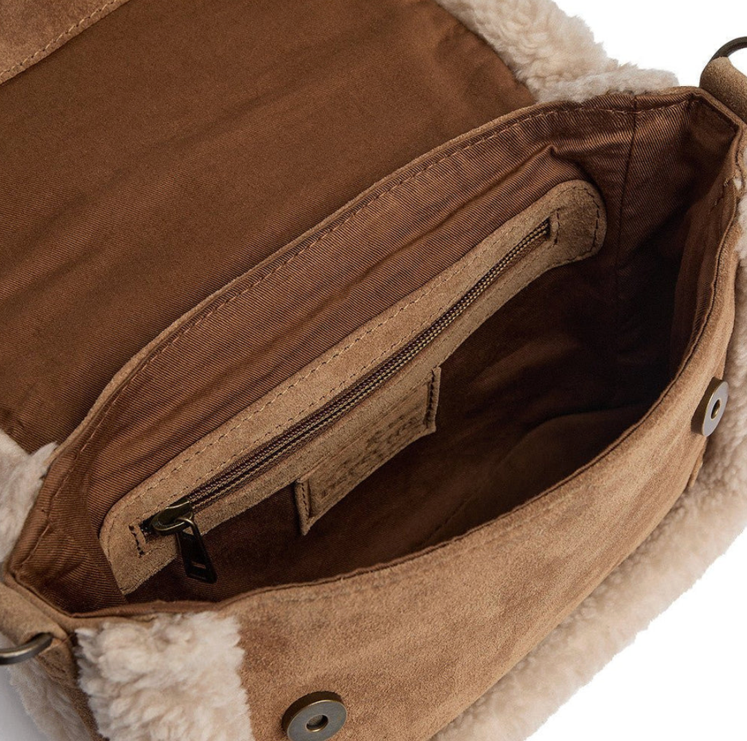 Clutch / skindtaske Buenos Aires – Cognac