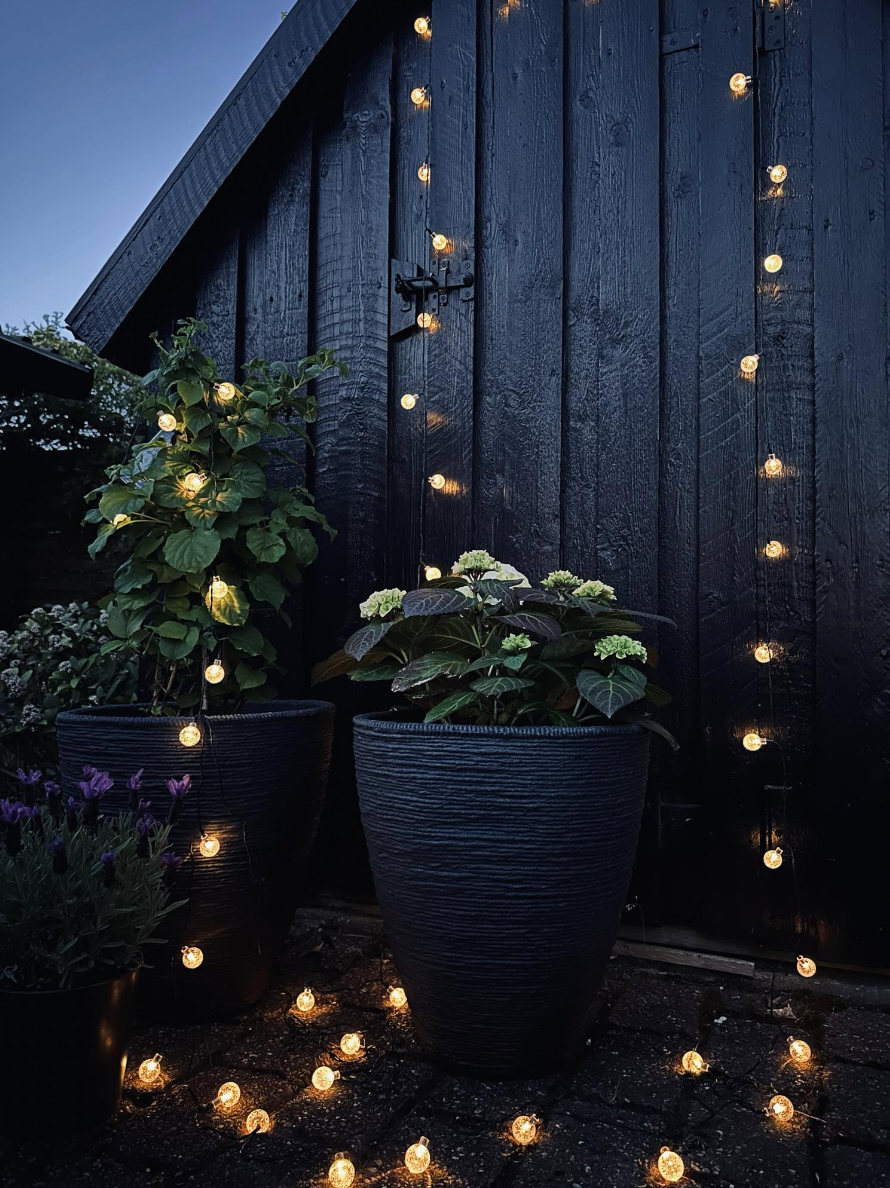 Lyskæde Bella med solceller - 50 LED