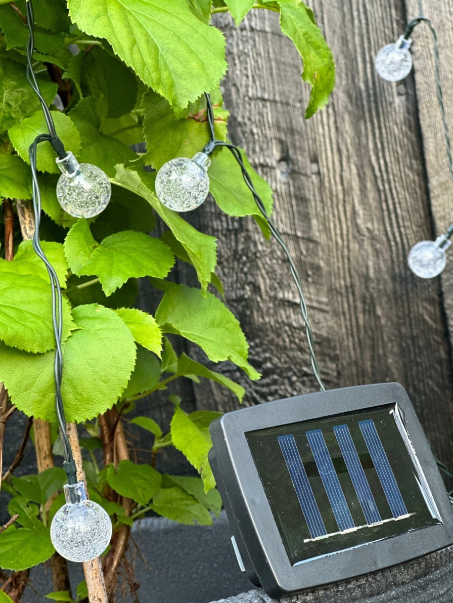 Lyskæde Bella med solceller - 50 LED