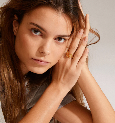 Ring CHARMAINE forgyldt