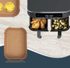 Airfryer papirforme, rektangulær - 100 Stk