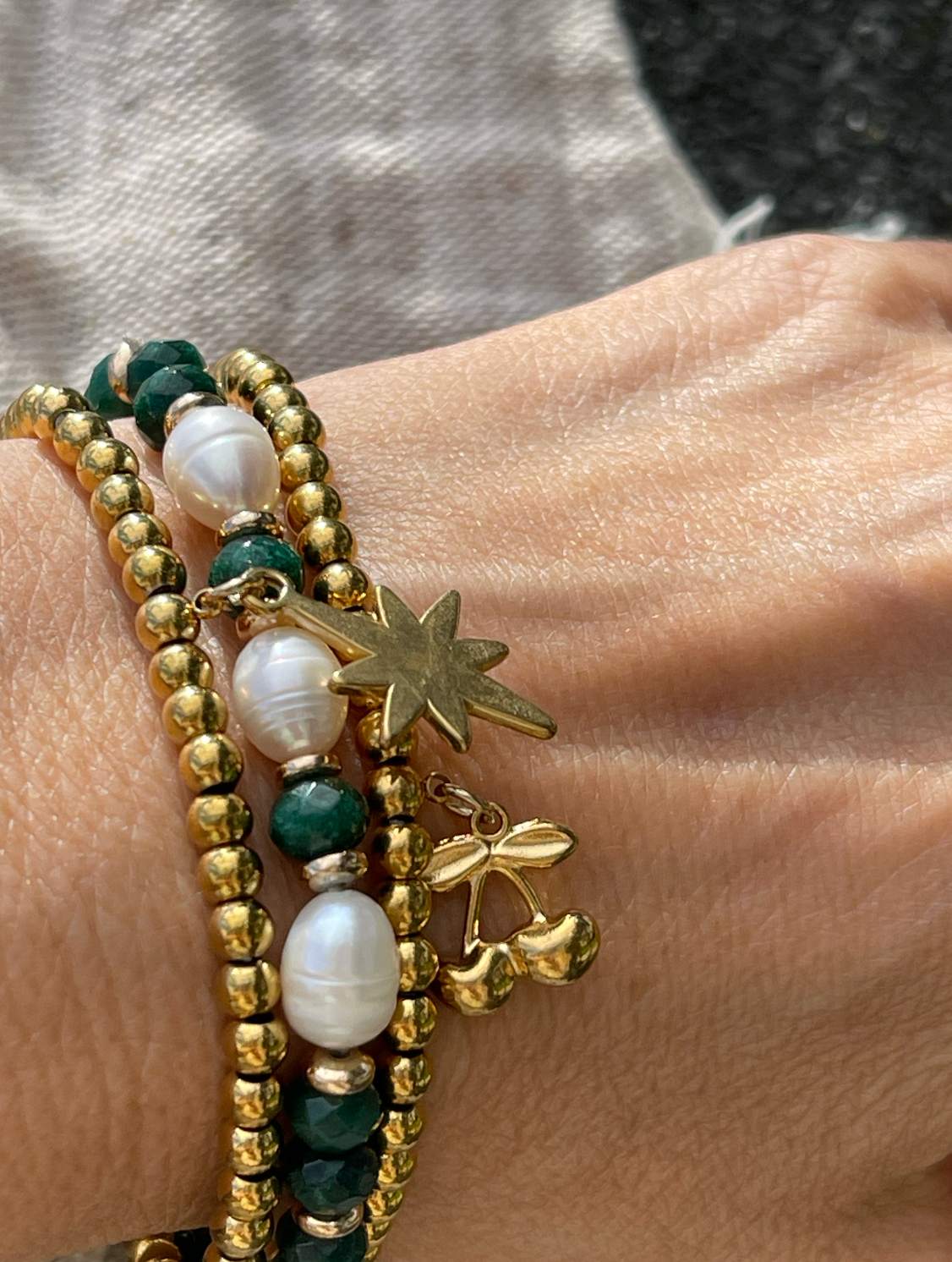 Armbånd Juliane - Emerald