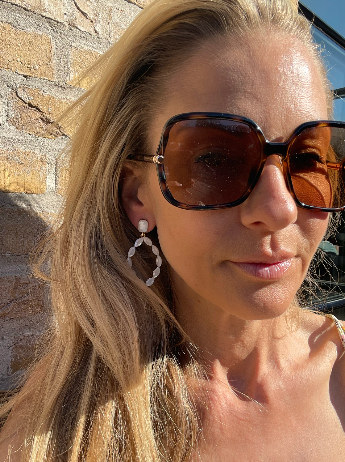 Øreringe Melrose - Off white