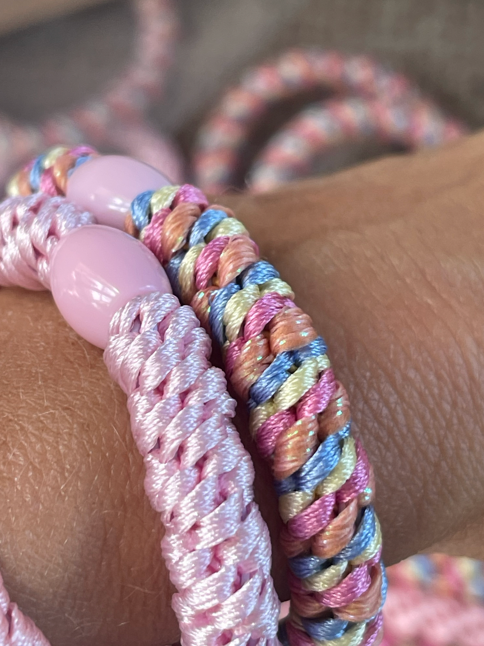 Hårelastikker Supreme Soft pink - 4 stk.