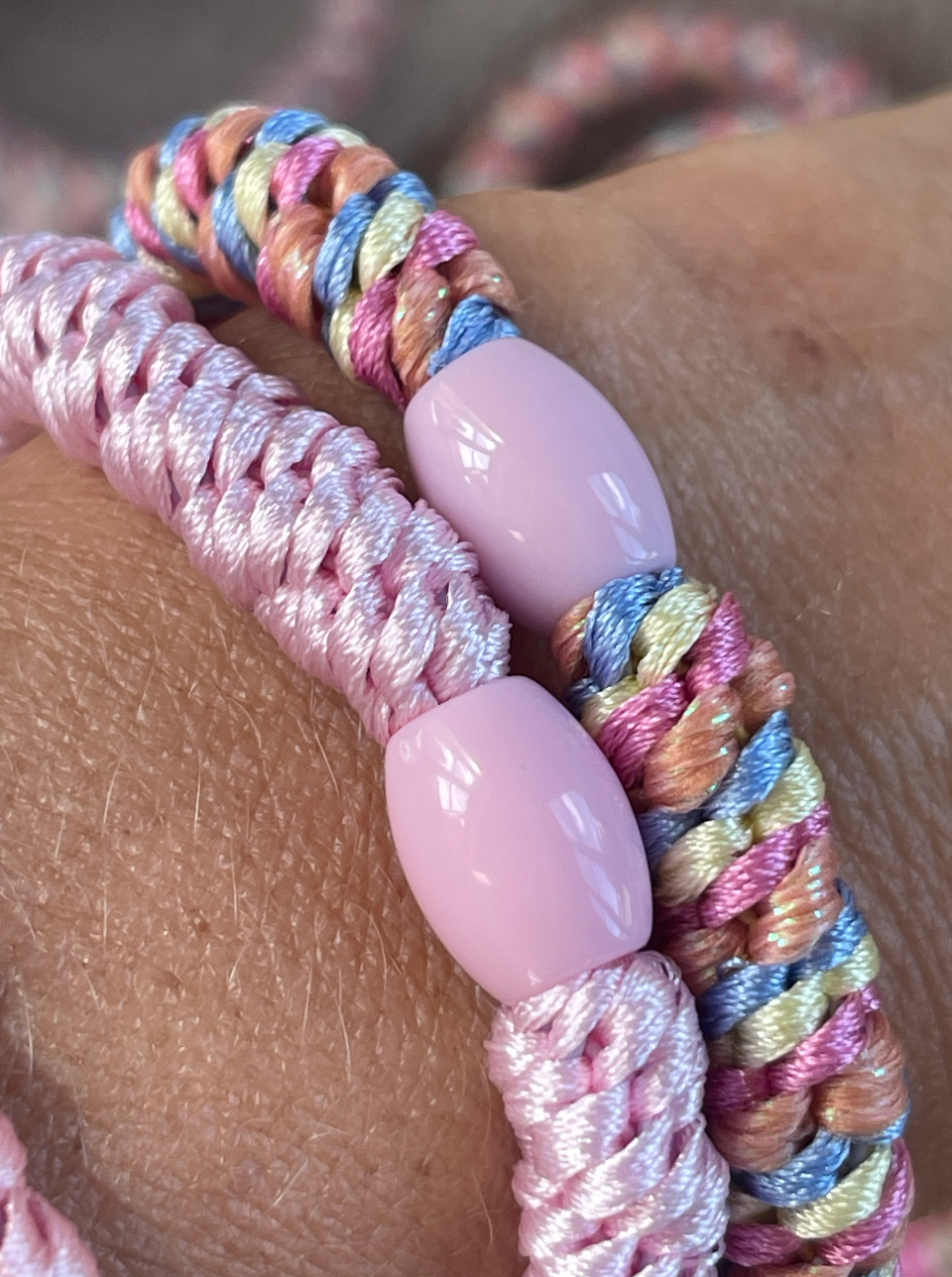 Hårelastikker Supreme Soft pink - 4 stk.