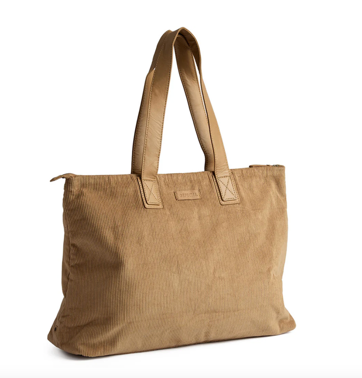 Shopper Fløjl - Tan