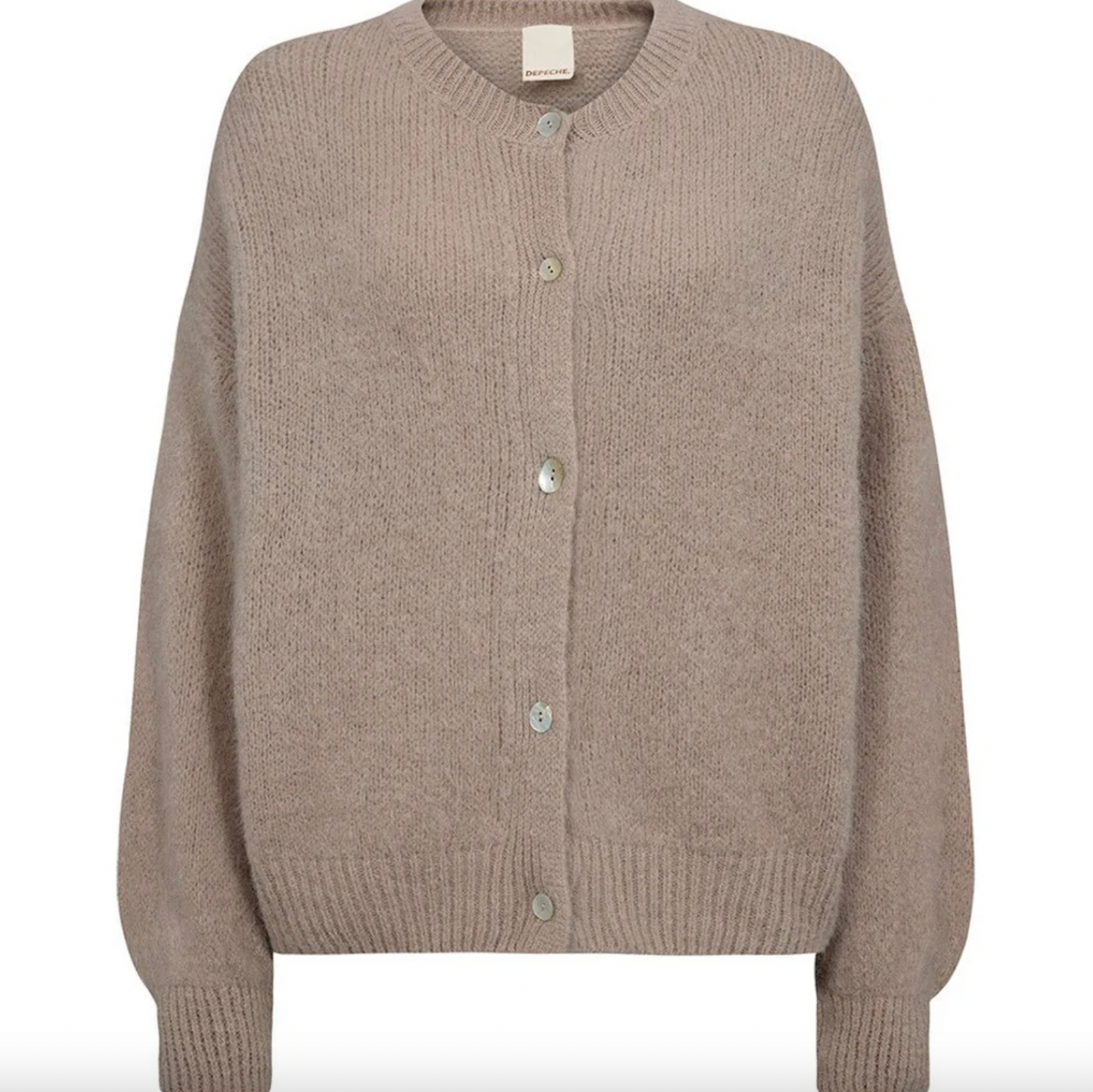 Alpaca cardigan Depeche - Sand