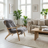 Lammeskind i flot mocca farve