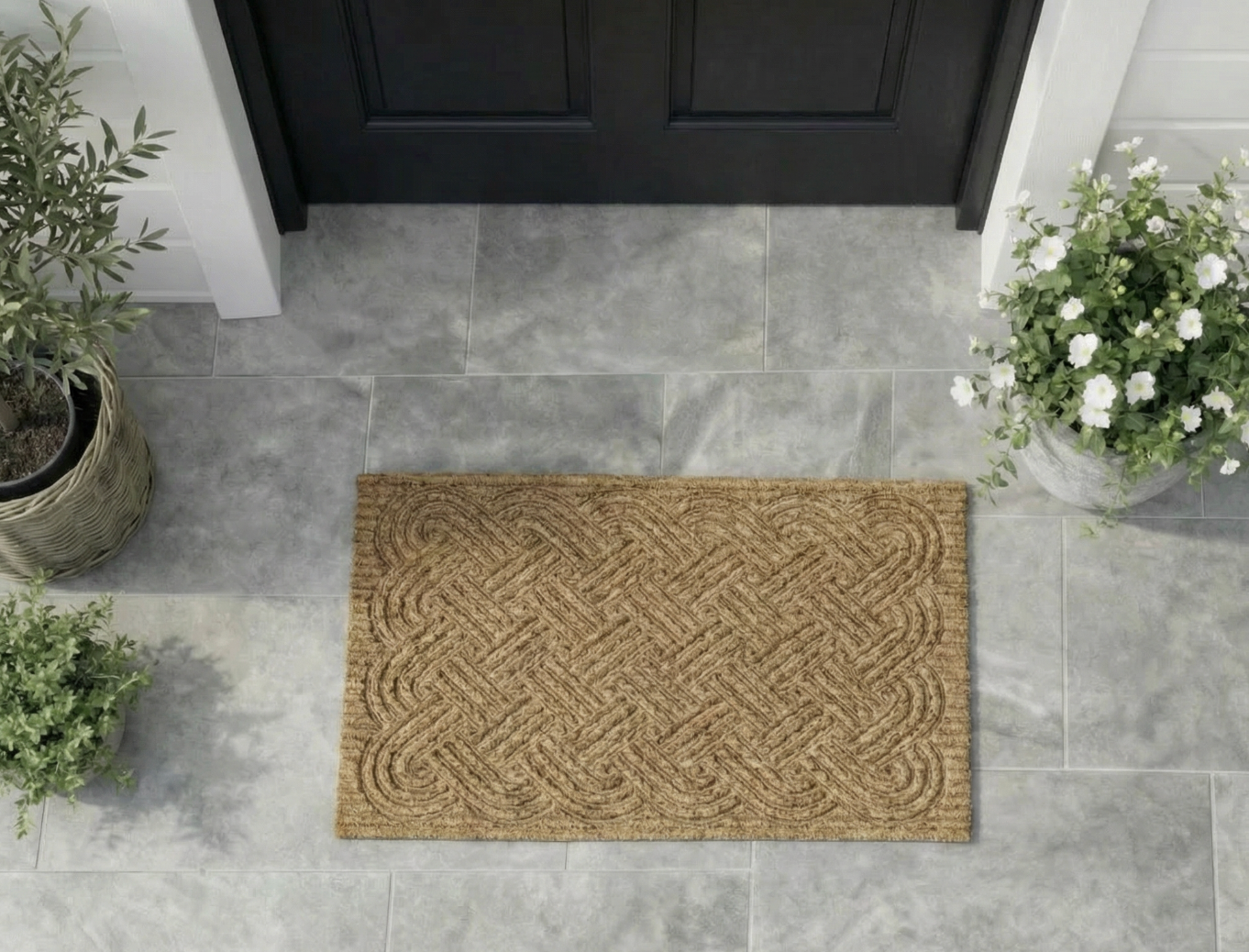 Dørmåtte kokosfibre 60x90 cm