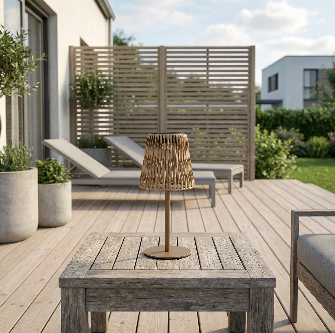 Lampe Solar Zander - Natur