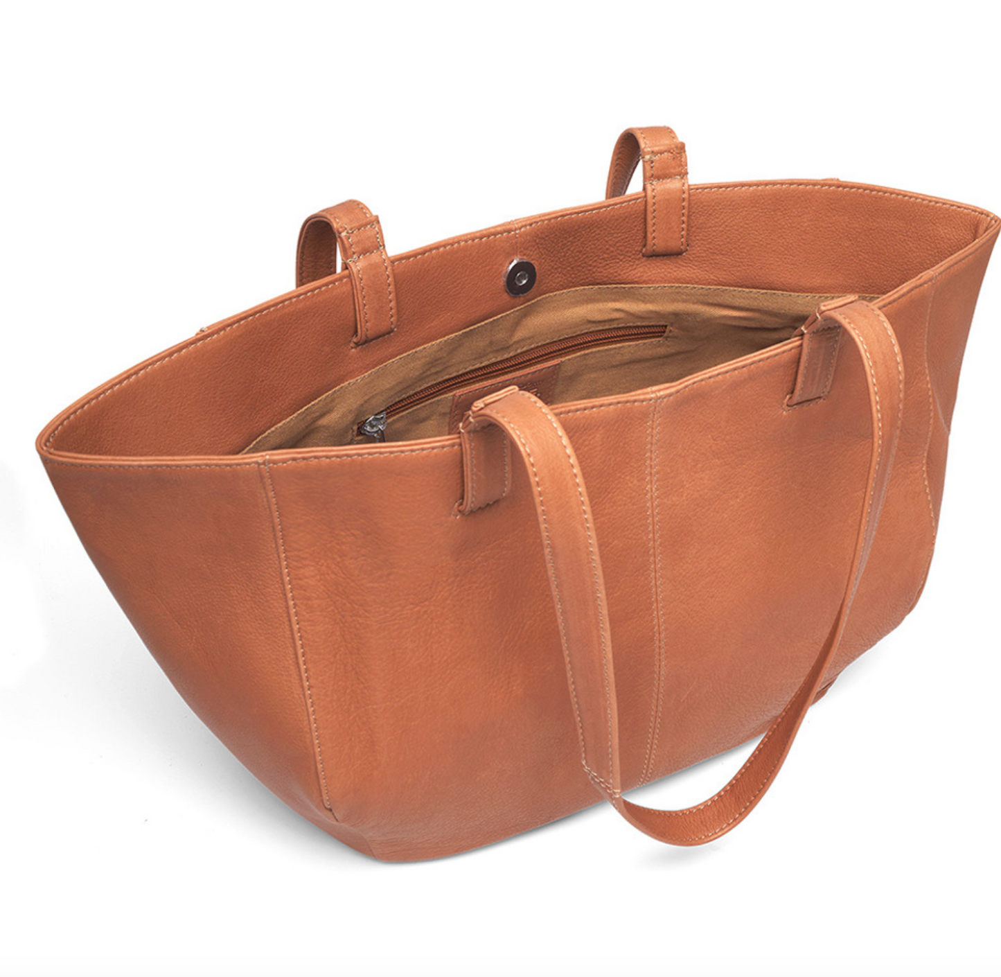Shopper Aura – Cognac leather