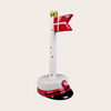 Studenterflag med prikker - Flere farver