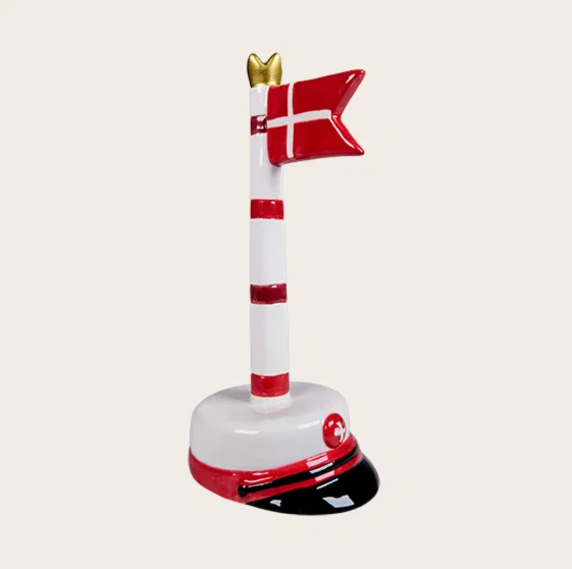 Studenterflag med striber 18 cm - Flere farver