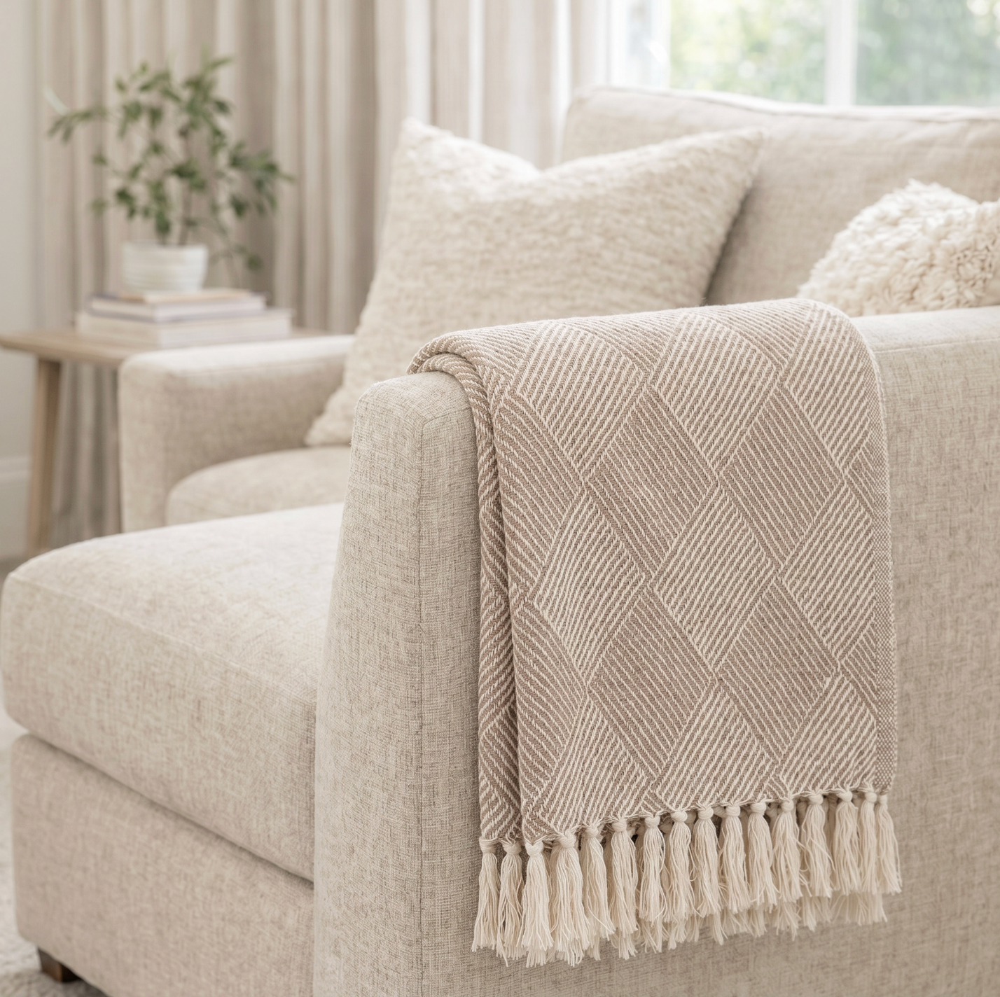 Plaid - Nature cotton