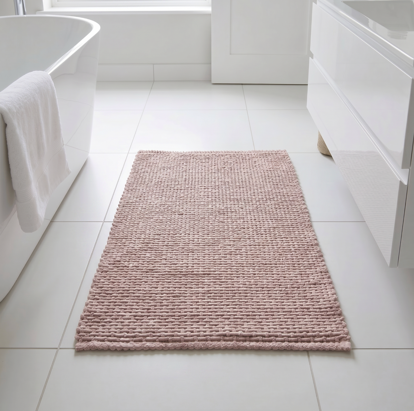Bademåtte 50x80cm – Rosa