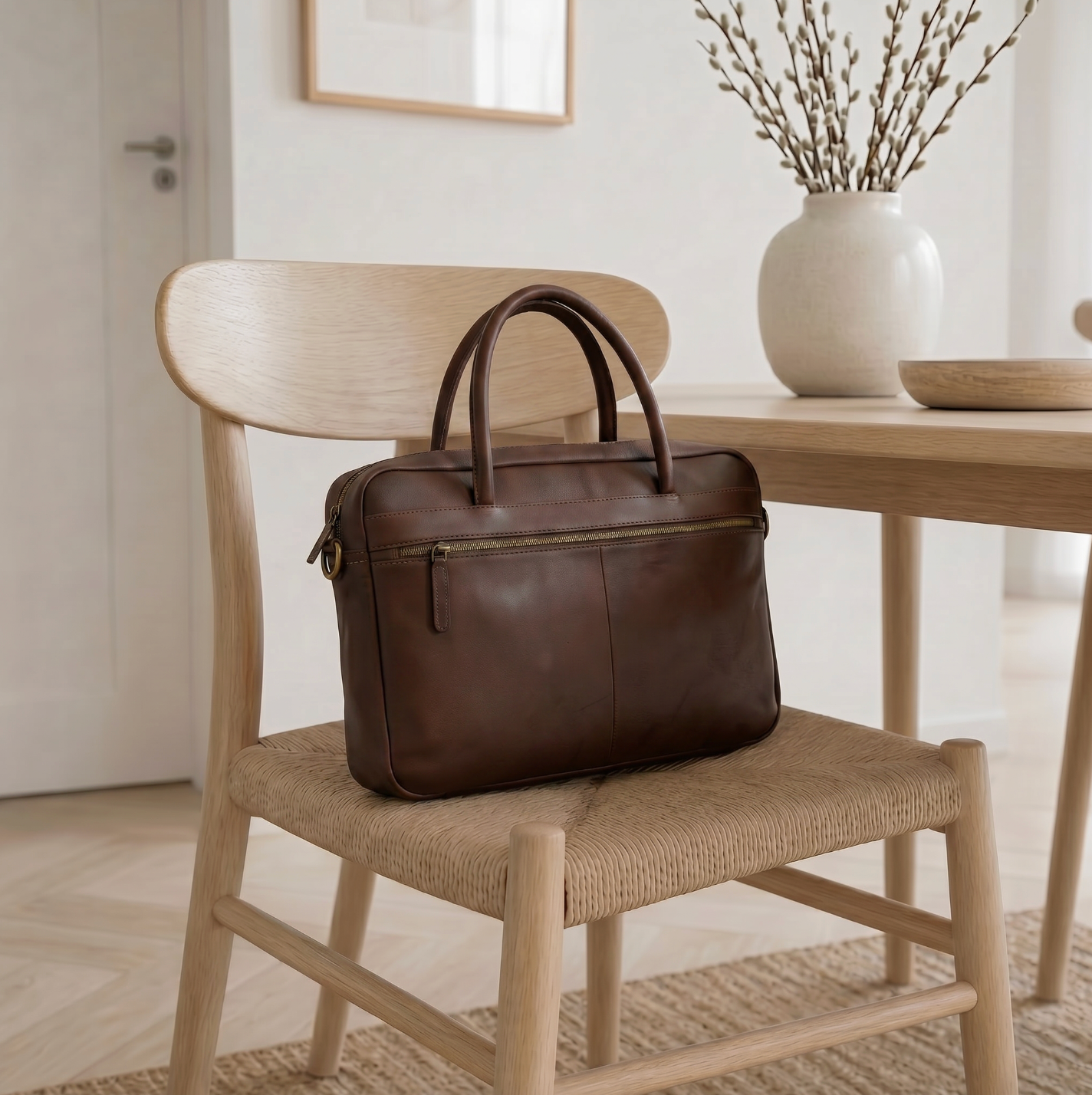 Laptoptaske - Faust dark brown
