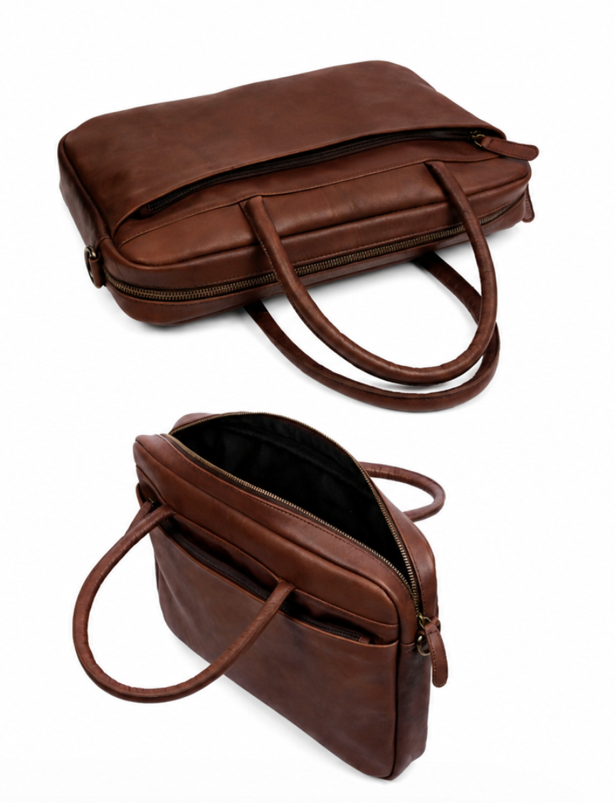 Laptoptaske - Faust dark brown