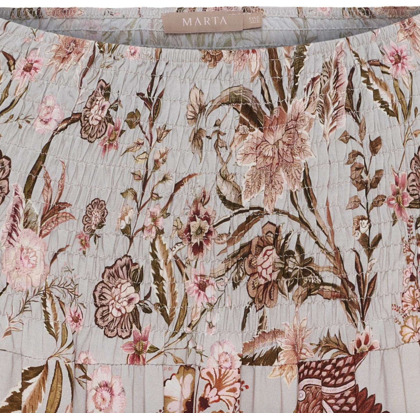 Nederdel Princess grey