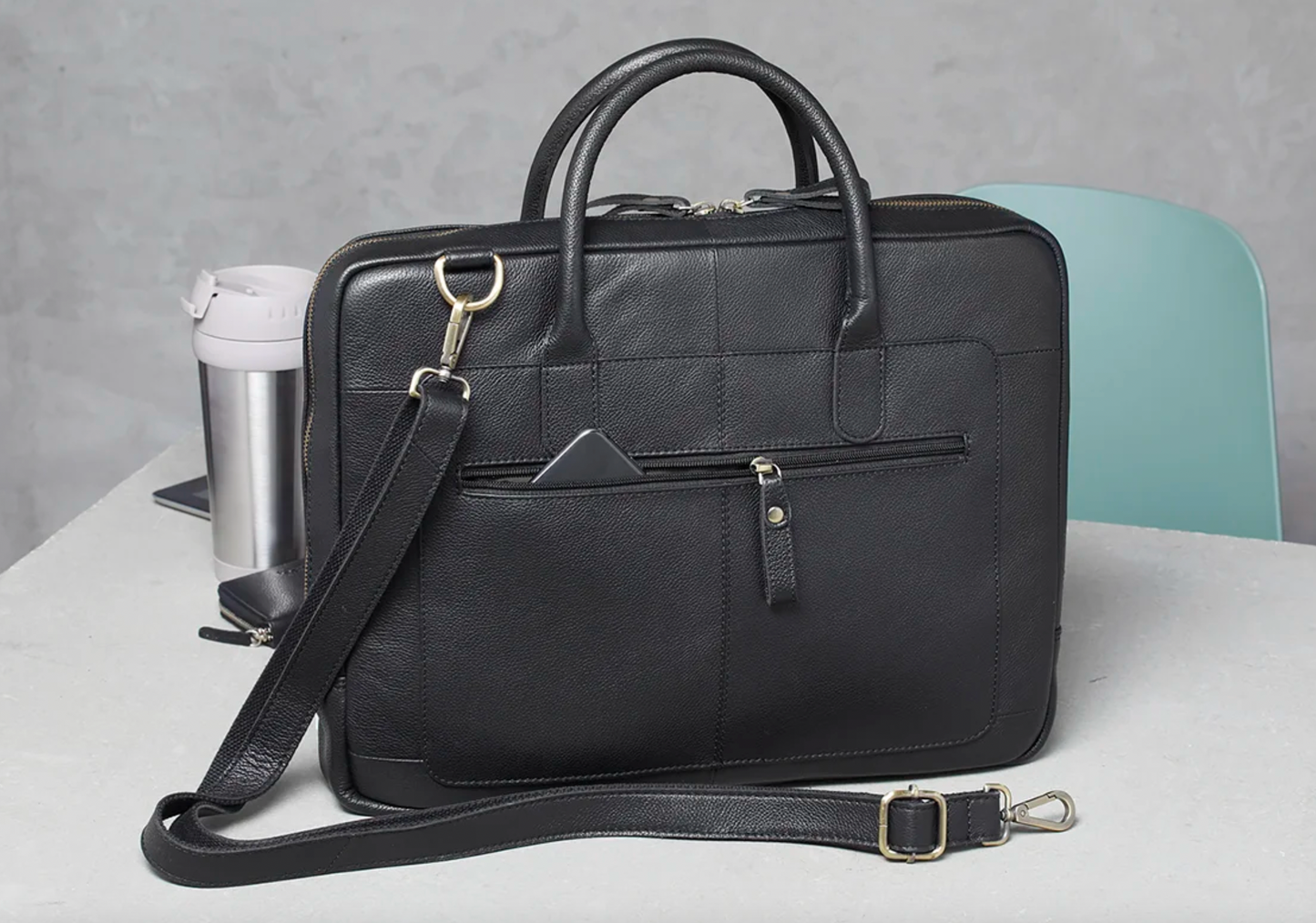 Laptop / arbejdstaske VINTAGE  Black