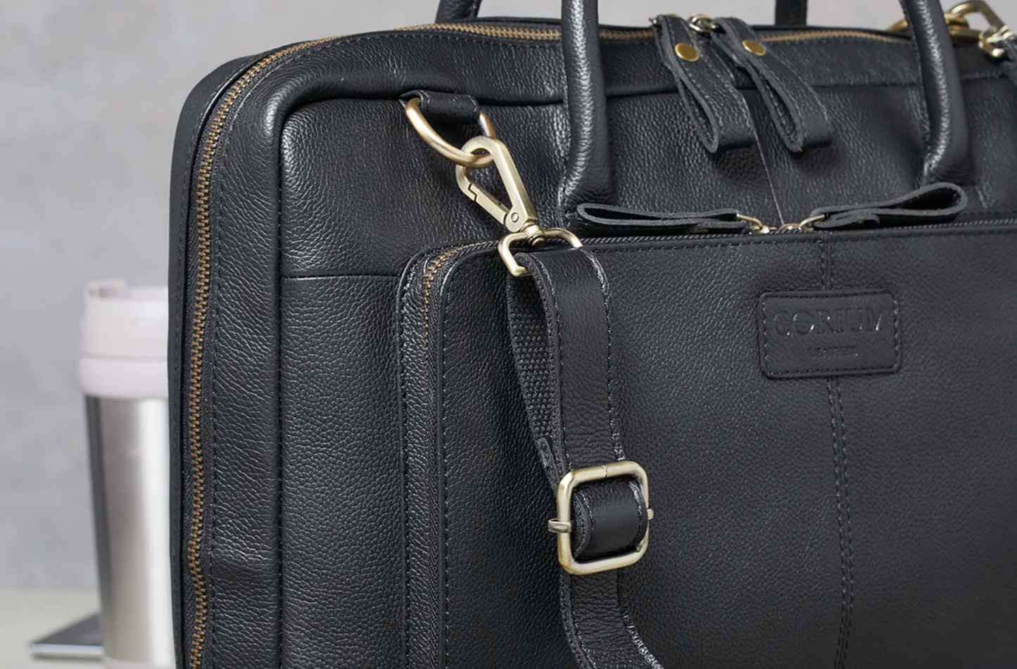 Laptop / arbejdstaske VINTAGE  Black
