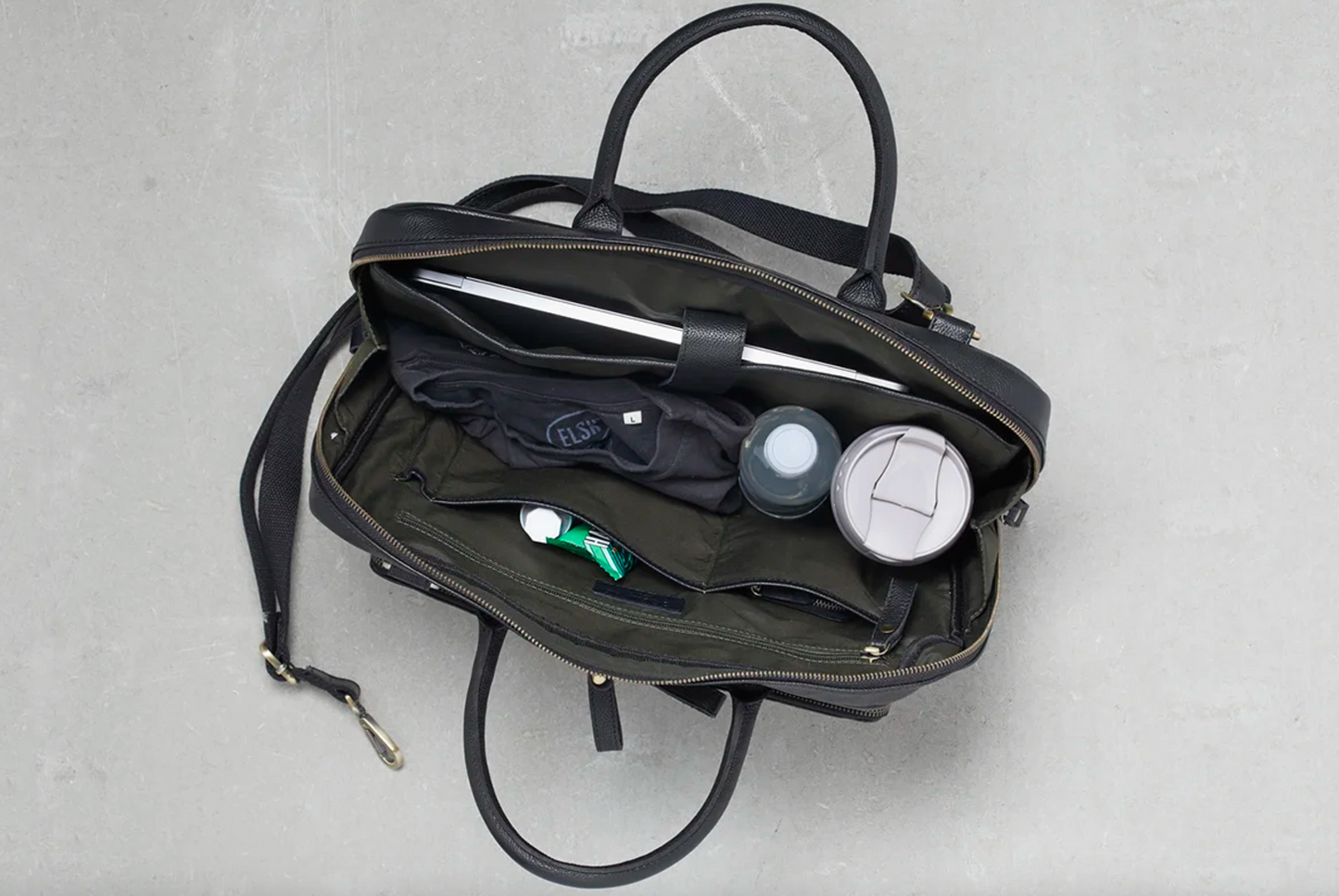 Laptop / arbejdstaske VINTAGE  Black