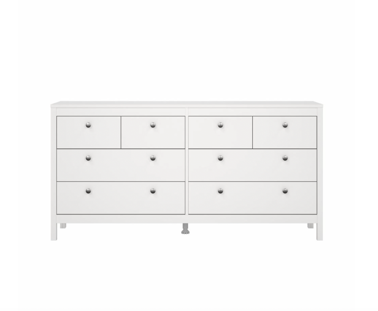 Kommode med 8 skuffer - White