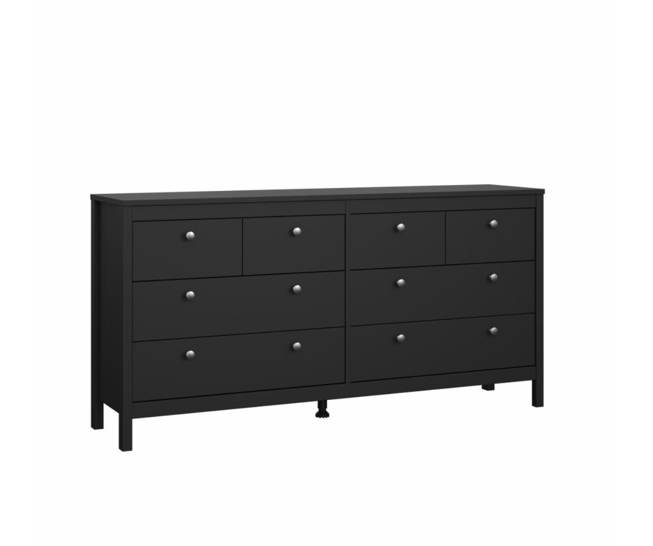 Kommode med 8 skuffer - Black