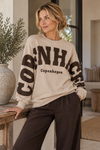 Bluse Hibiscus beige