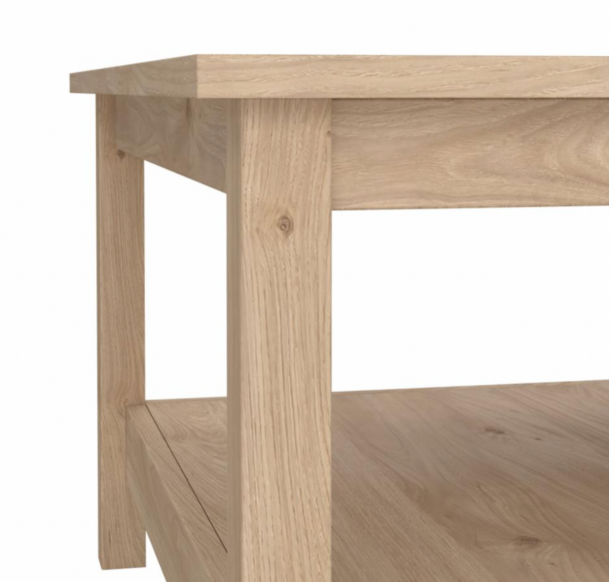 Sofabord med hylde – Jackson Hickory
