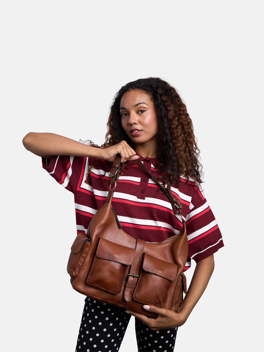 Skuldertaske Big - Walnut