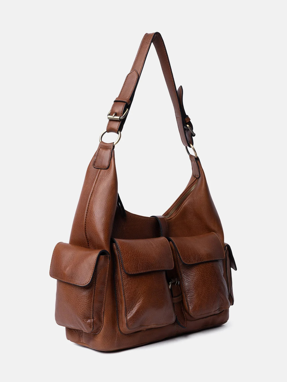 Skuldertaske Big - Walnut